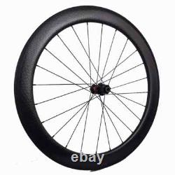 700C Carbon Road Bike Wheels Cincher Dimpled Wheelset 25mm Width 58 80mm Depth