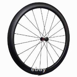 700C Carbon Road Bike Wheels Cincher Dimpled Wheelset 25mm Width 58 80mm Depth