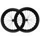 700c Carbon Road Bike Wheelset 25mm Width Disc Brake U Shape Clincher Wheels