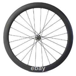 700C Carbon Road Bike Wheelset 2830-60mm Disc Brake Clincher Tubeless Wheels