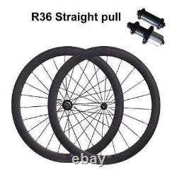 700C Carbon Road Bike Wheelset 50mm 23/25mm 424 Spokes Clincher Bicycle Wheels