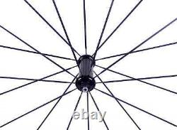 700C Carbon Road Bike Wheelset 50mm 23/25mm 424 Spokes Clincher Bicycle Wheels