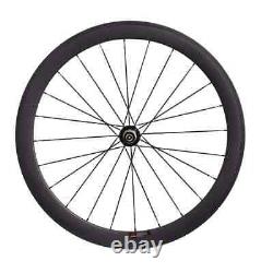 700C Carbon Road Bike Wheelset 50mm 23/25mm 424 Spokes Clincher Bicycle Wheels