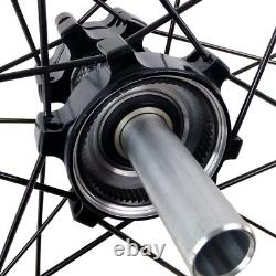 700C Carbon Road Bike Wheelset Disc Brake Clincher/Tubeless Rim Depth 38/50mm
