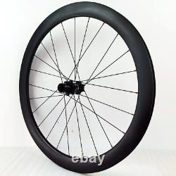 700C Carbon Road Bike Wheelset Disc Brake Clincher/Tubeless Rim Depth 38/50mm
