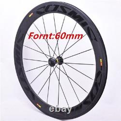 700C Carbon Road Bike Wheelset Front 60mm Rear 88mm Clincher Bicycle Wheels