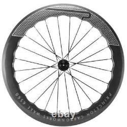 700C Carbon Road Bike Wheelset V Brake Tubeless Bicycle Wheels UD Glossy