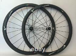 700C Carbon Road Biycle 38mm Clincher Wheelset Straight Pull Hub Bike Wheels
