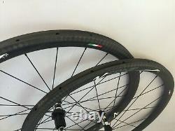 700C Carbon Road Biycle 38mm Clincher Wheelset Straight Pull Hub Bike Wheels