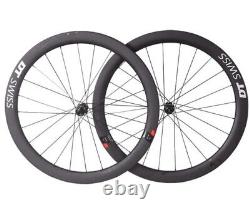 700C Carbon Road Wheels 4550 4045 Disc Brake Wheelset 65mm Clincher 6 Bolt Wheel