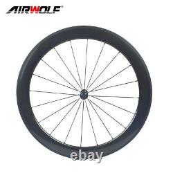 700C Carbon Road Wheelset 6025mm Bicycle Wheels Clincher R13 Hub Rim Brake