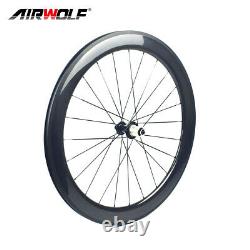 700C Carbon Road Wheelset 6025mm Bicycle Wheels Clincher R13 Hub Rim Brake