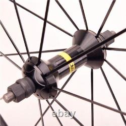 700C Carbon Track Bicycle Wheelset Fixed Gear Clincher Single Speed Bike Wheels