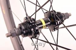 700C Carbon Track Bicycle Wheelset Fixed Gear Clincher Single Speed Bike Wheels