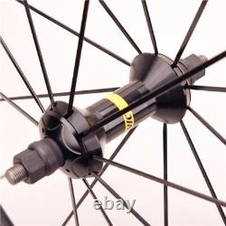 700C Carbon Track Bicycle Wheelset Fixed Gear Clincher Single Speed Bike Wheels