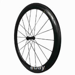 700C Carbon Wheels 25mm Width 50mm 88mm Depth Mixed Wheelset for Road Cycling