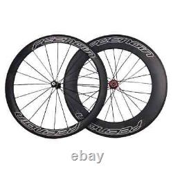700C Carbon Wheels 25mm Width 50mm 88mm Depth Mixed Wheelset for Road Cycling