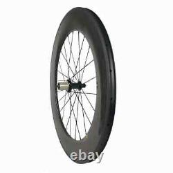 700C Carbon Wheels 25mm Width 50mm 88mm Depth Mixed Wheelset for Road Cycling