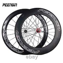700C Carbon Wheels 25mm Width 50mm 88mm Depth Mixed Wheelset for Road Cycling