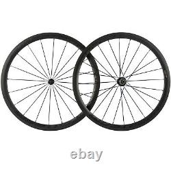 700C Carbon Wheels 38mm Bicycle Wheelset Clincher Road Bike Wheels Racing Wheels