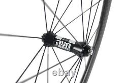 700C Carbon Wheels 38mm Bicycle Wheelset Lightweight DT 350 Hub Racing Wheels