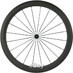 700C Carbon Wheels 50mm Road Bike Carbon Wheelset Clincher R13 Basalat Surface