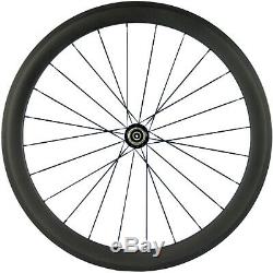 700C Carbon Wheels 50mm Road Bike Carbon Wheelset Clincher R13 Basalat Surface