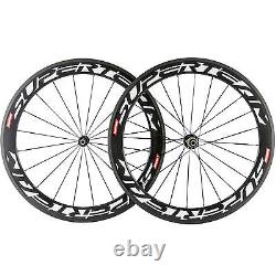 700C Carbon Wheels 60mm Road Bike Superteam Wheelset Clincher Basalt Race Wheel