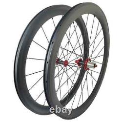 700C Carbon Wheels For Road Bike Clincher 25mm Wide 20/24H Wheelset HG XDR Campy