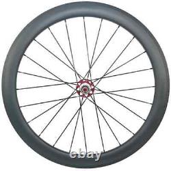 700C Carbon Wheels For Road Bike Clincher 25mm Wide 20/24H Wheelset HG XDR Campy