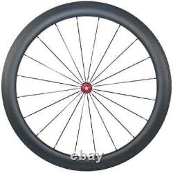 700C Carbon Wheels For Road Bike Clincher 25mm Wide 20/24H Wheelset HG XDR Campy