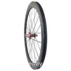 700C Carbon Wheels For Road Bike Clincher 25mm Wide 20/24H Wheelset HG XDR Campy