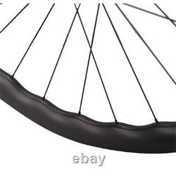 700C Carbon Wheels Road Bike Wheelset 36T Ratchet Teeth Disc Brake Center Lock