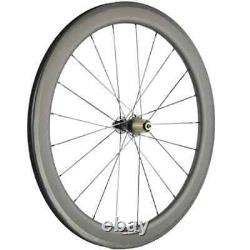 700C Carbon Wheels Road Cycling Wheelset Clincher Tubeless U Shape UD Matte