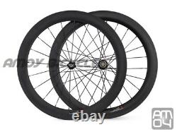 700C Carbon Wheels for Road Bike Clincher Wheelsets 23mm Wide 60mm Wheelset