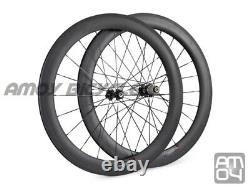 700C Carbon Wheels for Road Bike Clincher Wheelsets 23mm Wide 60mm Wheelset