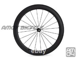 700C Carbon Wheels for Road Bike Clincher Wheelsets 23mm Wide 60mm Wheelset