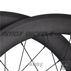 700C Carbon Wheels for Road Bike Clincher Wheelsets 23mm Wide 60mm Wheelset