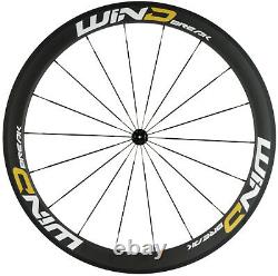 700C Carbon Wheelset 50mm Front+Rear Road Bike Clincher/Tubular Bicycle Wheels