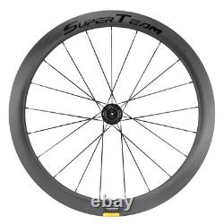 700C Carbon Wheelset New Superteam Wheels 50mm Road Bicycle Wheels