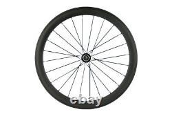 700C Clincher 50mm Carbon Fibre Wheels Matte Finsih Road Bike Carbon Wheelset