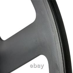 700C Clincher 56mm Five Spoke Bicycle Wheelset Road Bike/Track/Fixed Gear wheels