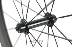 700C Clincher Carbon Road Bike Wheelset R13 Hub Carbon Wheels Basalt Brake 50mm