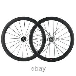 700C Clincher Track Carbon Wheelset 50mm Fixed Gear Carbon Wheels Road Wheels