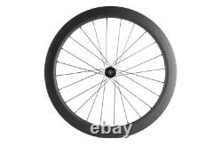 700C Cyclocross Road Disc Brake Bike Carbon Wheelset 50mm Center Lock QR Type