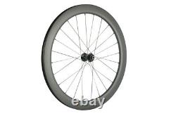 700C Cyclocross Road Disc Brake Bike Carbon Wheelset 50mm Center Lock QR Type