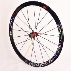 700C Depth 40mm Fixed Gear Road Bike Wheelset Track Bicycle Carbon Hub Wheels