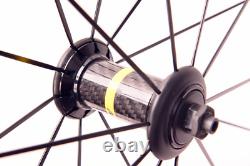 700C Depth 40mm Fixed Gear Road Bike Wheelset Track Bicycle Carbon Hub Wheels