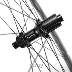 700C Disc Brake Carbon Wheels 50mm 25mm Tubeless Road Bike Disc Brake Wheelset