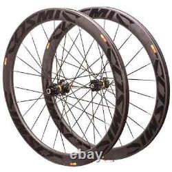 700C Disc Brake Carbon Wheels 50mm 28mm Width Clincher UD Matte Bike Wheelset